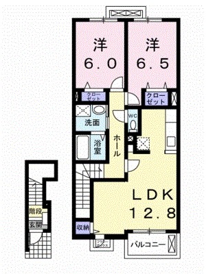 ジェンティーレ　Ａ 間取り図