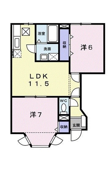 セントラル・ヒルズ 間取り図