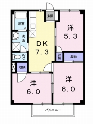 ドミール・マイン 間取り図