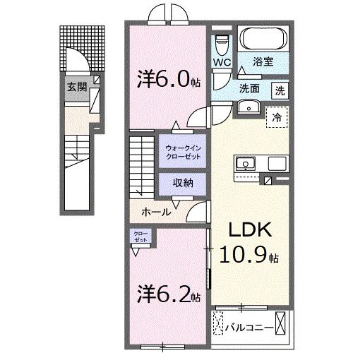 プリムローズ北日吉Ⅲ 間取り図