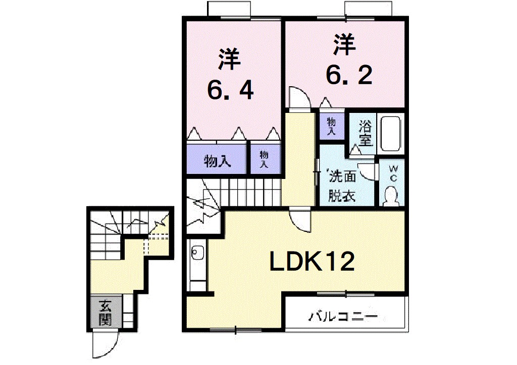 リヴァーパークＣ 間取り図