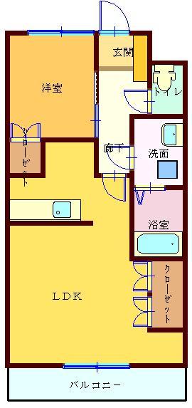 ラ・ティエラ 103号室 間取り