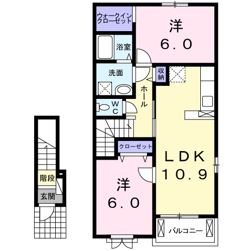 サン　パルムⅠ 間取り図