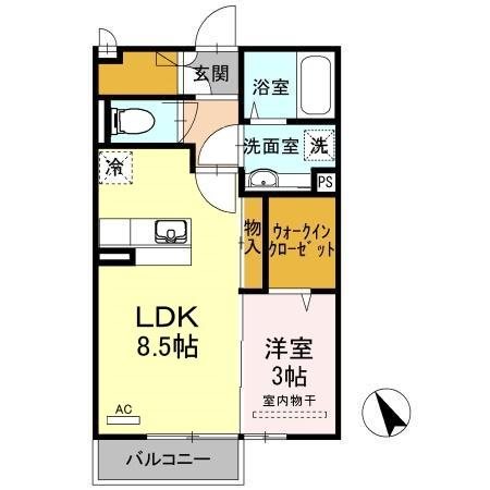 グリーンゲイブルズ 間取り図