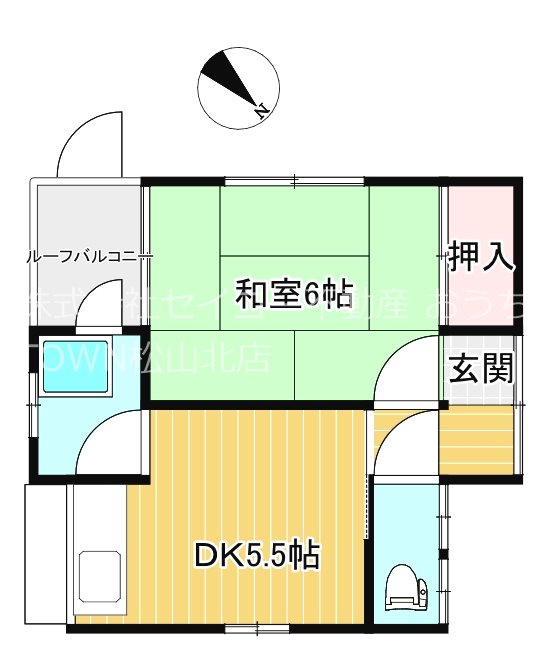 南斎院戸建 間取り図