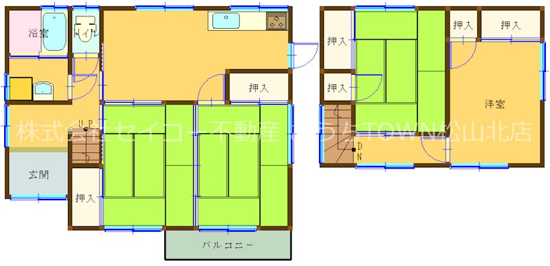 桑田借家 間取り