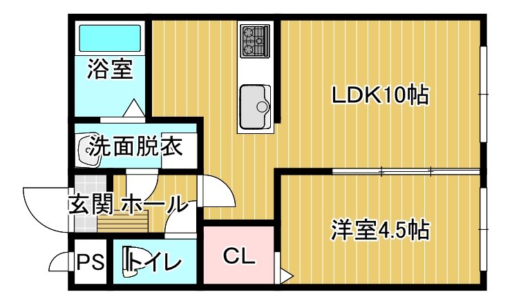 サンフェリーチェ 101号室 間取り