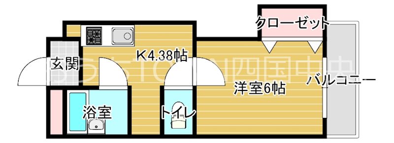 Ｂ．Ｇ．Ｆｅｉｌｄハイツ 間取り図