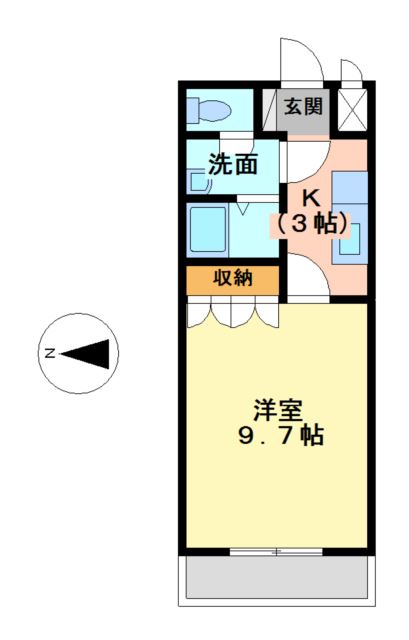 イーストリバー 間取り図