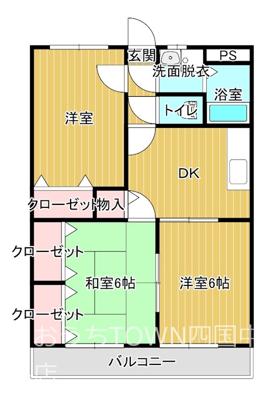 セントラルマンションＳ 間取り図