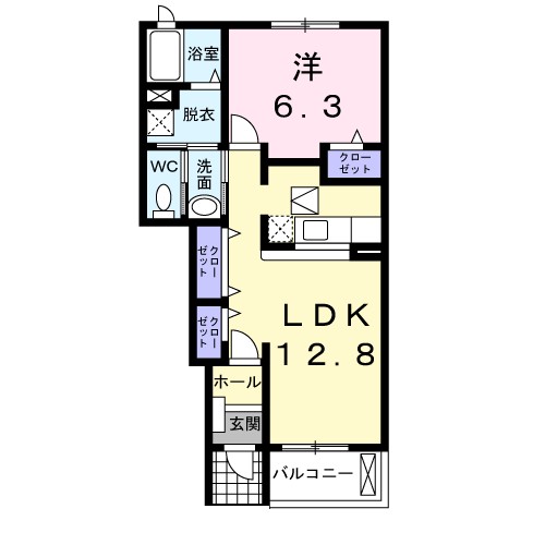 サンヴィレッジ豊岡２ 間取り図