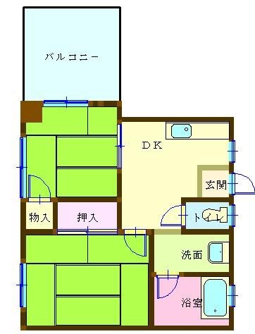 新町ビル 303号室 間取り