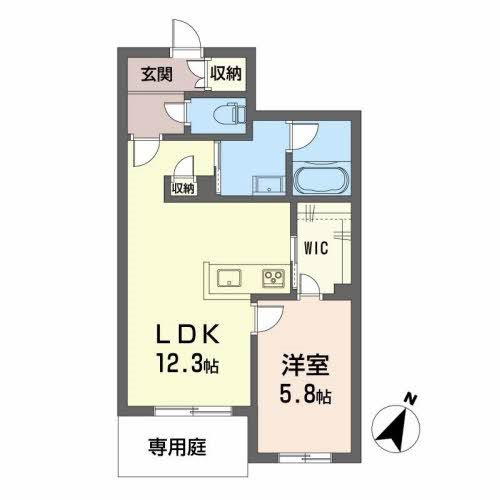 シャーメゾン　エクラシエ 105号室 間取り