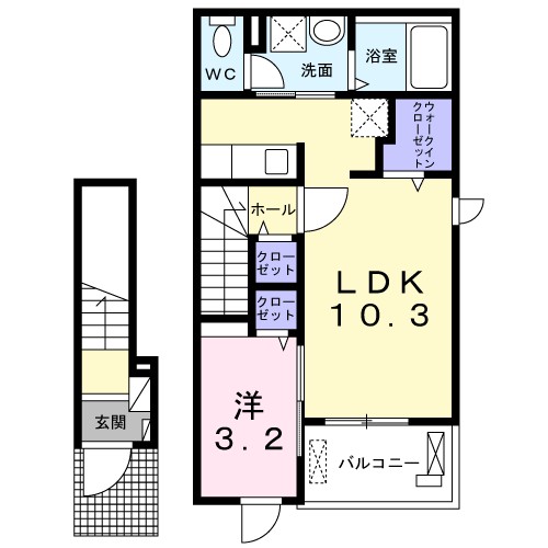 ハルカス　Ⅰ 間取り図