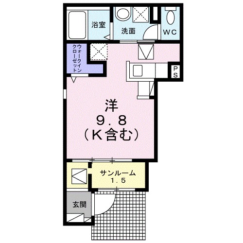 ハルカス　Ⅱ 間取り図