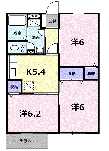 アバンティハイツ 間取り図