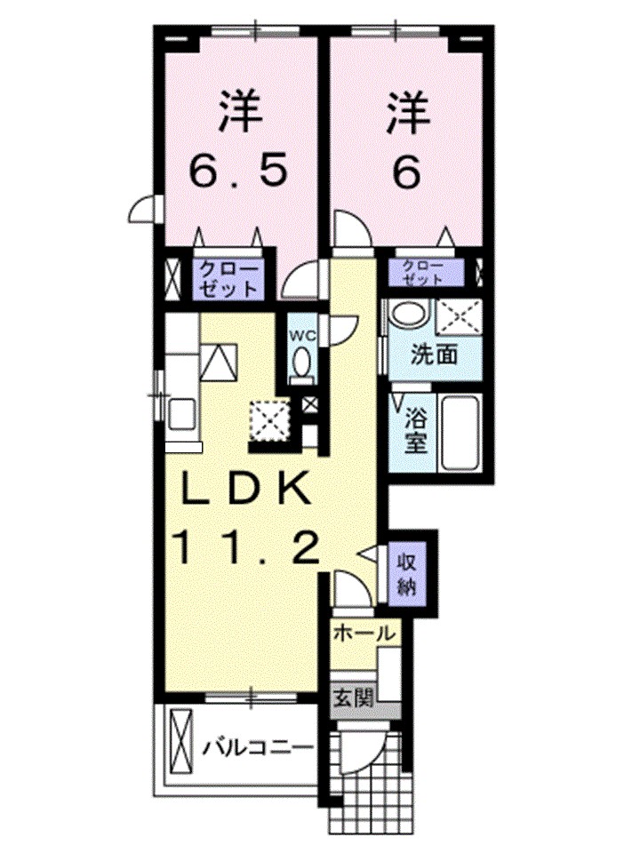 ゼファーＴ２ 間取り図