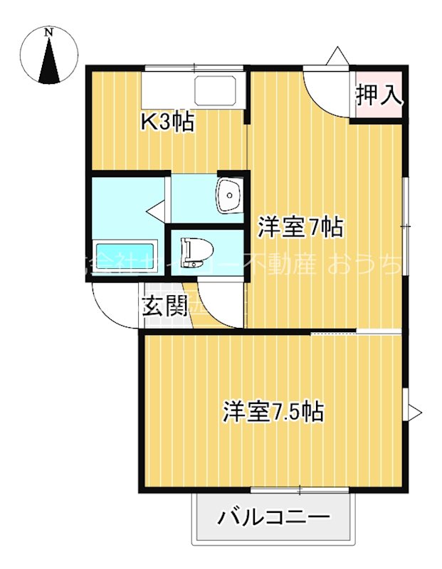 春日ハイツ 間取り図