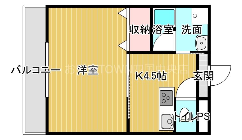 キャッスル三島 間取り図