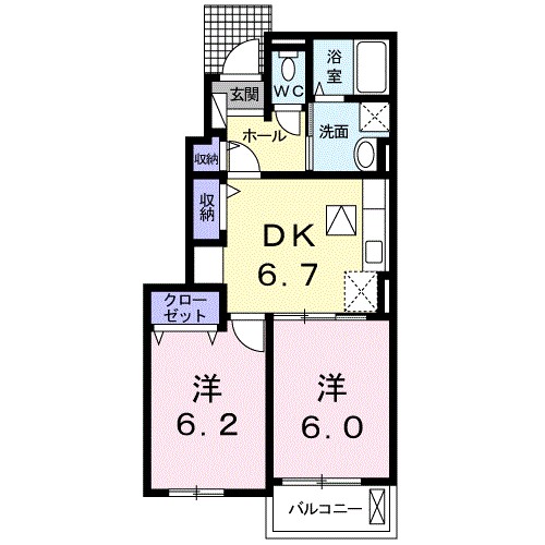 桜 間取り図