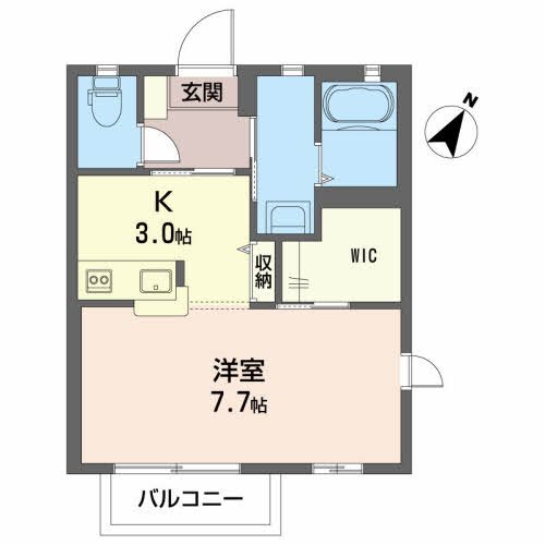 シャーメゾンI・T 201号室 間取り