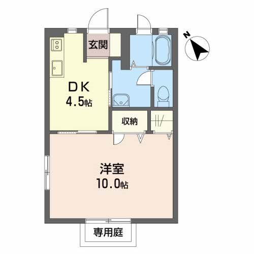 ディアス住吉Ⅱ 間取り図