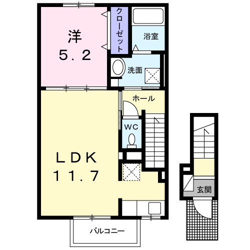 サンシャルムつばき 間取り図