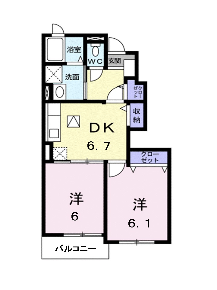 ゼファーＴ１ 間取り図