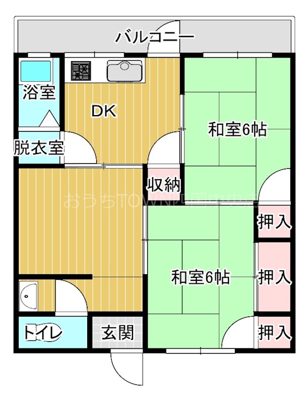 武村マンション上柏　A 302号室 間取り