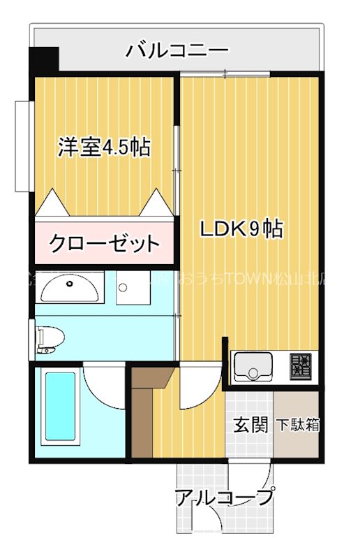 ヴェルデ・ビュー大手町 503号室 間取り