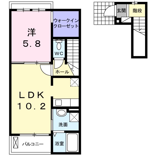 ジュネス・ヌーベル 間取り図