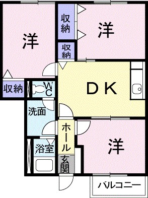 エモーション－２１ 102号室 間取り