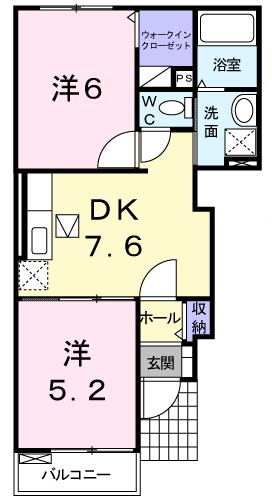 フェニックス唐山　Ｂ 間取り図