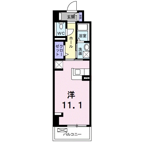 ユリウス　湊町 間取り図