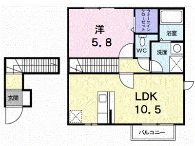 アンクルールＢ 間取り図