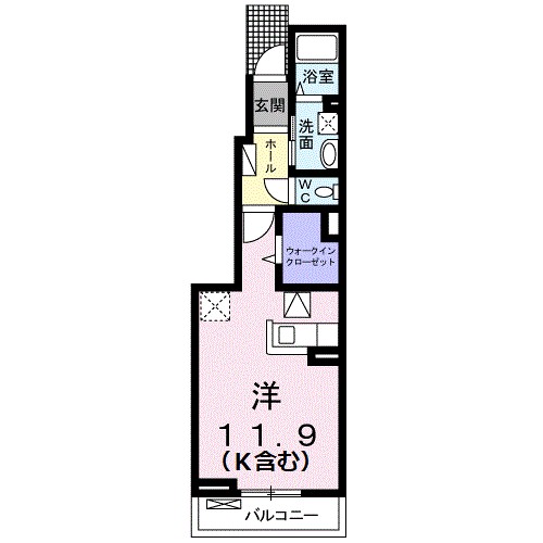 ル　ボヌール　Ａ 間取り図