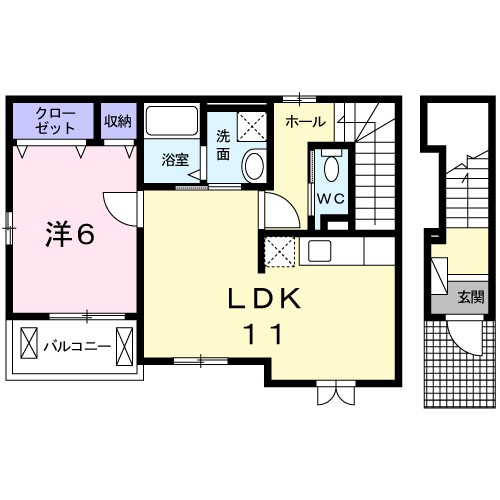 フリーデ・バオム 間取り図