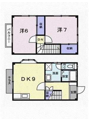 ドミールシャンテ 間取り図