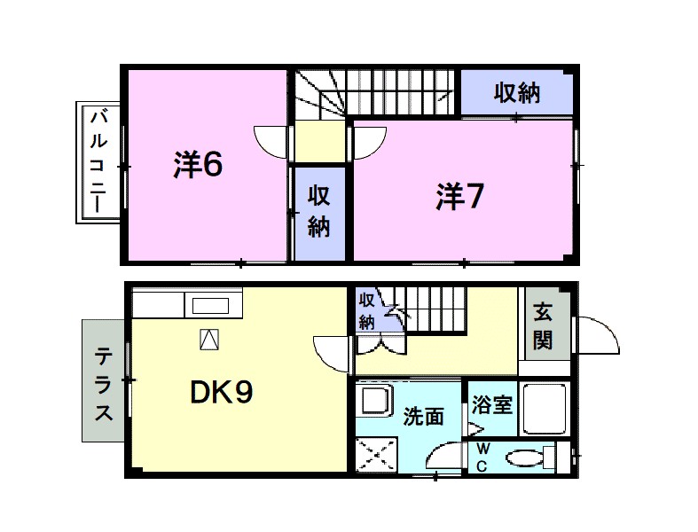 ドミールシャンテ 間取り図