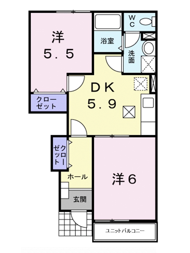 ビルゴ・メーラＢ 間取り図