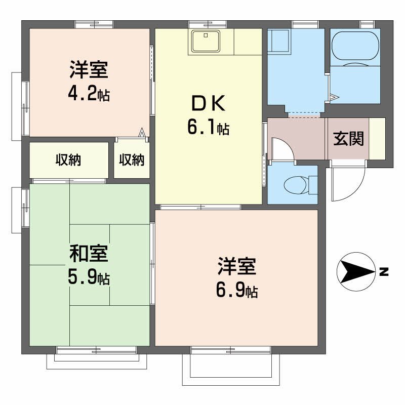 マスマスマンション  間取り図