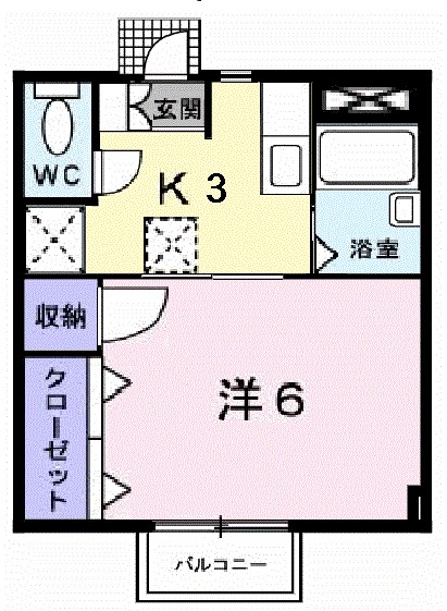 ファミール光葉　Ａ 間取り図