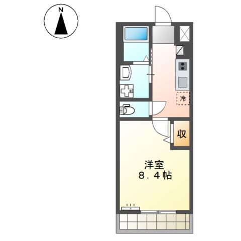 ユーロピュア　西山 間取り図