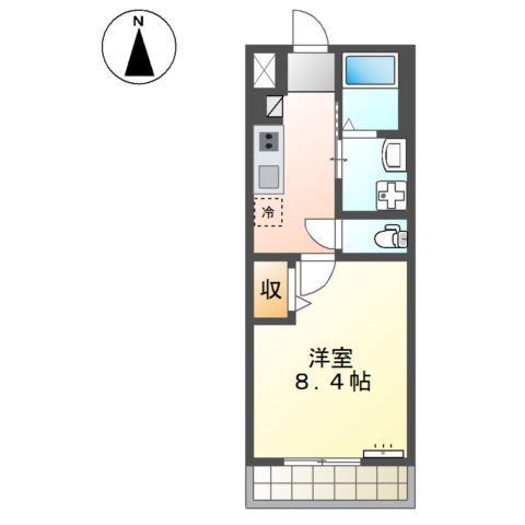 ユーロピュア　西山 間取り図