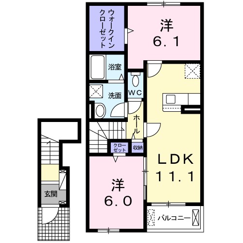 ソーレ　ⅥＢ 間取り図