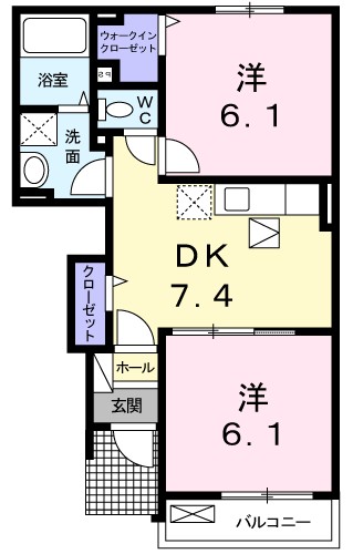 イリーデ・カーサⅡ 間取り図