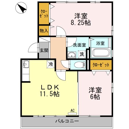 ボナール 間取り図