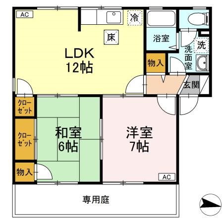 ヴァンヴェール 間取り図