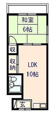 広栄マンションⅥ  131号室 間取り