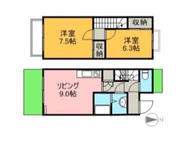 サンパティークⅠ  間取り図